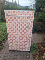 Vintage kledingkast met bloemenmotief, Huis en Inrichting, Ophalen, Overige materialen, Gebruikt, 100 tot 150 cm