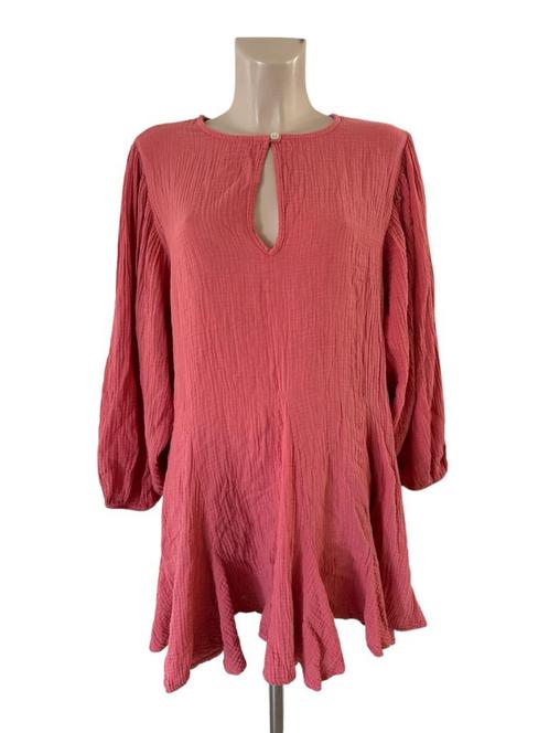 Les Jumelles jurk XL, Kleding | Dames, Jurken, Zo goed als nieuw, Maat 46/48 (XL) of groter, Roze, Onder de knie, Ophalen of Verzenden
