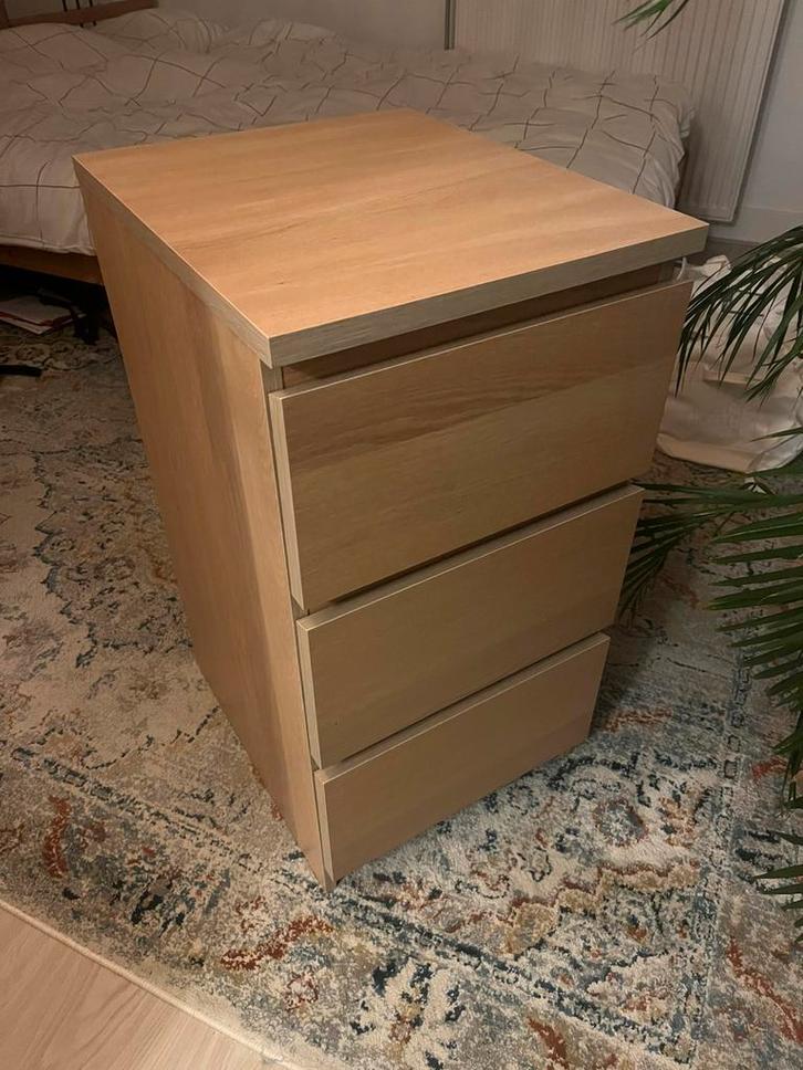 Malm kast ikea, Huis en Inrichting, Kasten | Ladekasten, Zo goed als nieuw, Minder dan 100 cm, 50 tot 100 cm, 25 tot 50 cm, Eikenhout