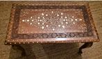 Vintage handgemaakte Syrische bijzettafel, Mother of Pearl, Ophalen