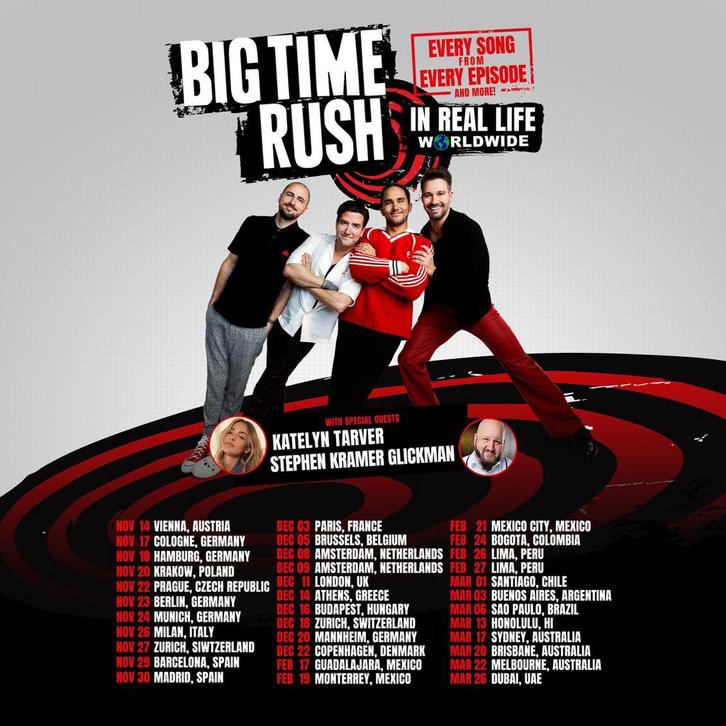Big Time Rush VIP backstage + golden circle voor 9 december, Tickets en Kaartjes, Evenementen en Festivals, Eén persoon