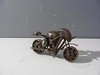Scrap-metal race motor 17x11 cm, Antiek en Kunst, Kunst | Designobjecten, Ophalen of Verzenden