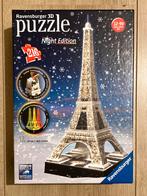 Ravensburger 3D puzzel Eiffeltoren night edition, Hobby en Vrije tijd, Denksport en Puzzels, Ophalen of Verzenden, Minder dan 500 stukjes