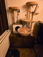 Krabpaal met kattenbak kastje. ZGAN., Dieren en Toebehoren, Ophalen, Zo goed als nieuw, Krabpaal