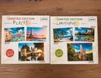 2 Puzzel boxen, Ophalen of Verzenden, 500 t/m 1500 stukjes, Zo goed als nieuw, Legpuzzel