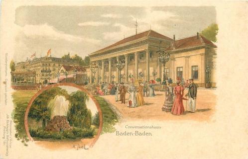 (379-120-029) Baden-Baden Conversationshaus, Verzamelen, Ansichtkaarten | Buitenland, Duitsland, Verzenden