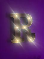 Lichtletter ‘R’, Huis en Inrichting, Lampen | Overige, Ophalen of Verzenden, Gebruikt, Retro
