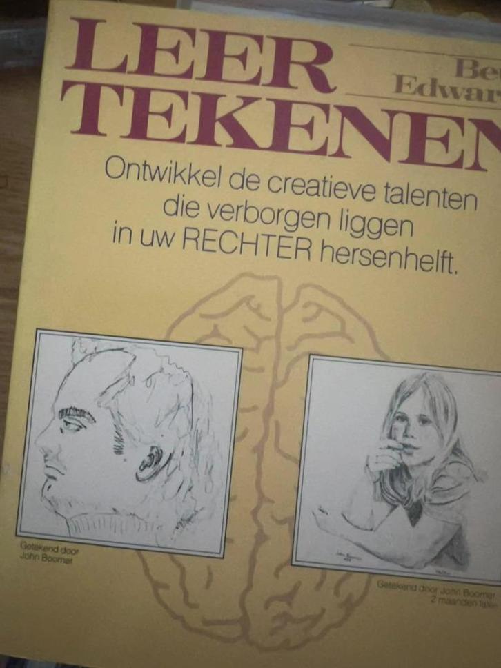 Betty Edwards Leer tekenen ontwikkel de creatieve talenten, Boeken, Studieboeken en Cursussen, Zo goed als nieuw, Niet van toepassing