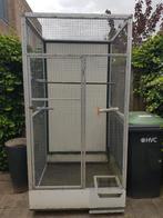 Buiten voliere op wielen, Dieren en Toebehoren, Vogels | Hokken en Kooien, Ophalen, Gebruikt, Aluminium, Volière