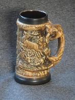 Vintage Duitse Bierpul met jachttafereel., Ophalen of Verzenden