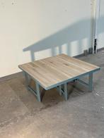 Salontafel eiken, 50 tot 100 cm, Vierkant, Ophalen of Verzenden, Zo goed als nieuw