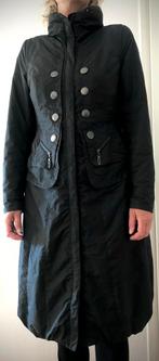 Creenstone design luxe half lange warme jas zwart 38, Kleding | Dames, Jassen | Winter, Maat 38/40 (M), Zwart, Ophalen of Verzenden