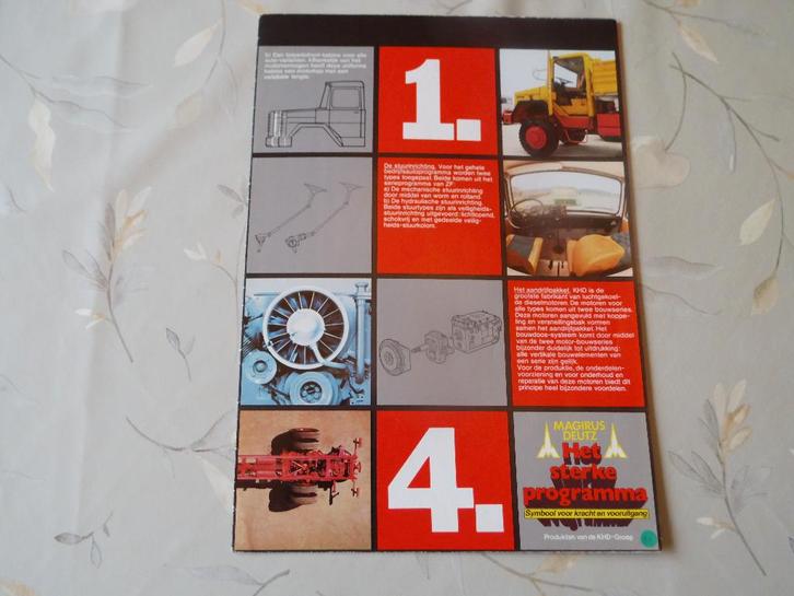 Magirus Deutz programma 1974, Boeken, Auto's | Folders en Tijdschriften, Zo goed als nieuw, Overige merken, Verzenden