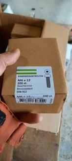 binnen zeskant bouten m6 x 12, Ophalen of Verzenden, Materiaal