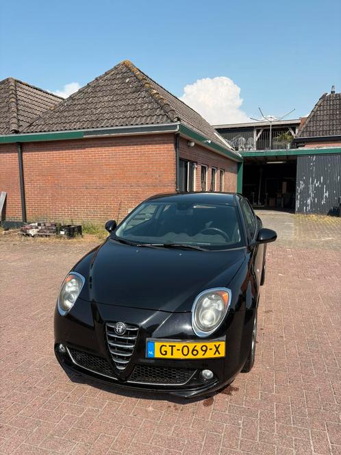 Alfa Romeo MiTo 1.4 16V 2010 Zwart, Auto's, Alfa Romeo, Particulier, MiTo, Airbags, Bluetooth, Cruise Control, Elektrische ramen