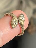 Antieke vermeil slangenring, Ophalen of Verzenden, Overige materialen, Ring