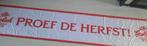 Te koop: Grolsch spandoek/ vlag PROEF DE HERFST, Ophalen of Verzenden, Zo goed als nieuw, Overige typen, Grolsch