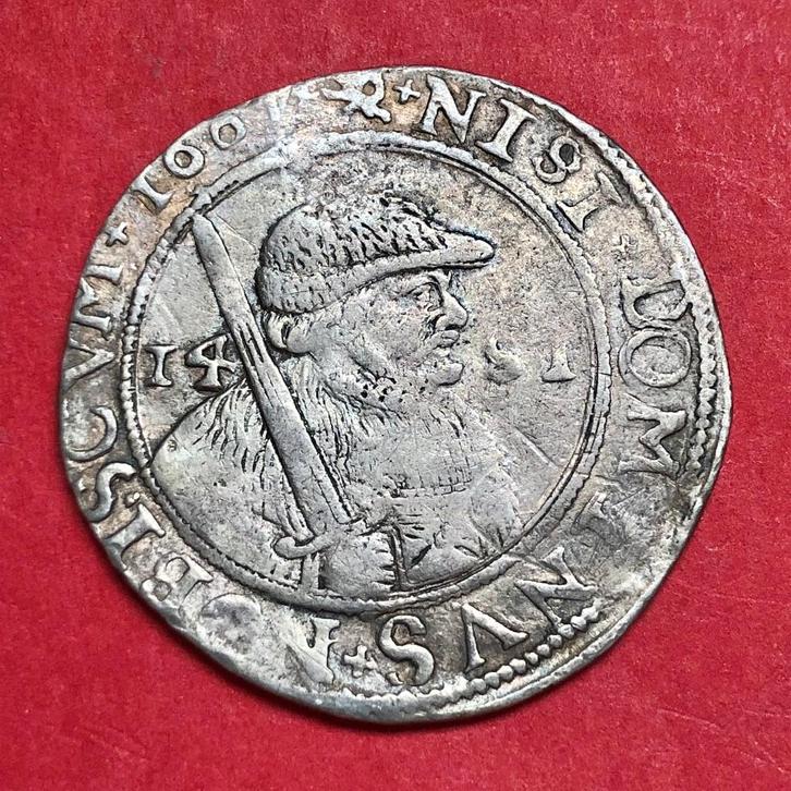 14 stuiver Friesland 1601. Zfr., Postzegels en Munten, Munten | Nederland, Losse munt, Overige waardes, Vóór koninkrijk, Zilver