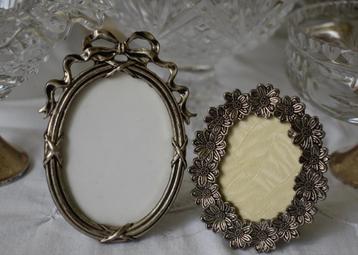 2 x vintage fotolijstje met mooi frame  beschikbaar voor biedingen
