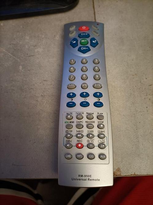 Philips TV met RM-950E Universele Afstandsbediening, Audio, Tv en Foto, Afstandsbedieningen, Gebruikt, Universeel, Dvd, Tv, Vhs
