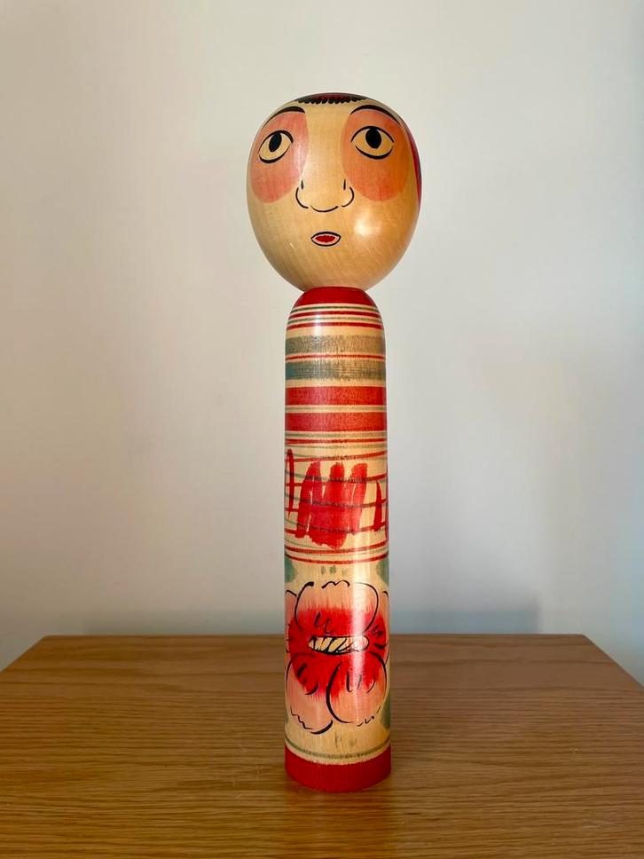 Vintage dento kokeshi Nakanosawa, Antiek en Kunst, Kunst | Niet-Westerse kunst, Ophalen of Verzenden