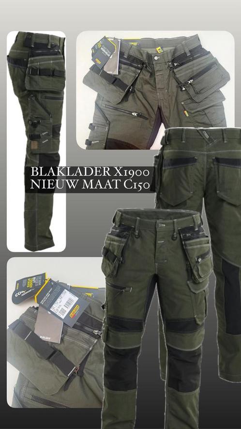 Blåkläder X1900 Werkbroek stretch C150 Nieuw Groen / Zwart, Doe-het-zelf en Verbouw, Veiligheidskleding, Nieuw, Ophalen of Verzenden