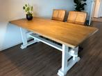 Eikenhouten Eettafel - Landelijke Stijl, Huis en Inrichting, Tafels | Eettafels, Ophalen, 100 tot 150 cm, Eikenhout, Zo goed als nieuw