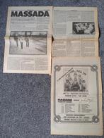 Massada:  april 1979  A3  formaat 1 euro, Verzamelen, Ophalen of Verzenden, 1960 tot 1980, Knipsel(s)