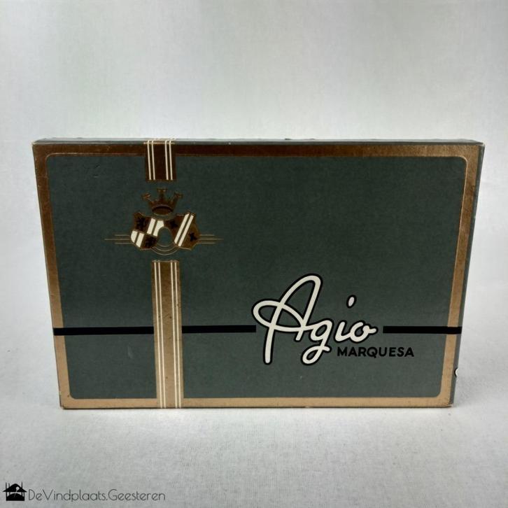 AGIO Marquesa sigarendoos, Verzamelen, Rookartikelen, Aanstekers en Luciferdoosjes, Zo goed als nieuw, Tabaksdoos of Verpakking