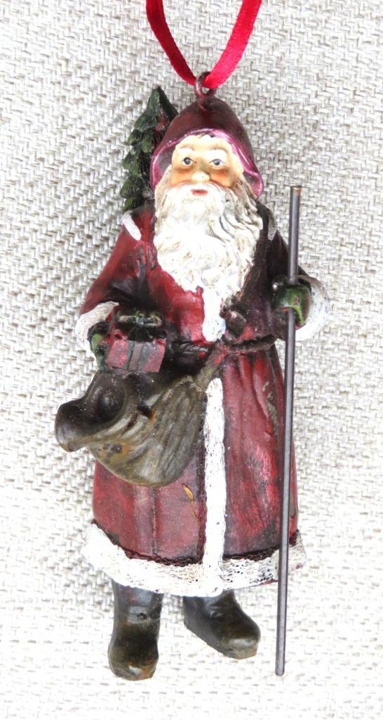 Oude kersthanger Kerstman ( houtsnijwerk ), Diversen, Kerst, Ophalen of Verzenden