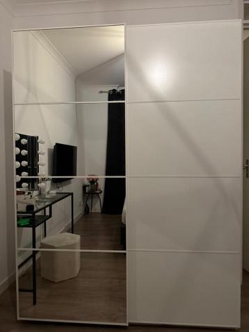 Witte Pax IKEA kast met spiegel schuifdeuren - afbeelding 1