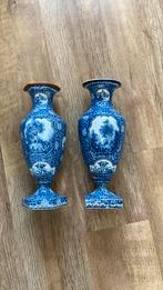 2 Villeroy & Boch Delfts Blauwe Vazen 33 x 15 cm, Ophalen of Verzenden
