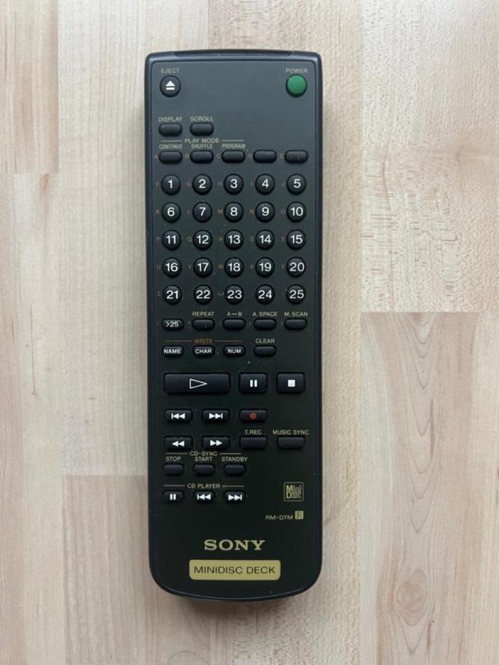 Sony minidisc Accessoirs, Audio, Tv en Foto, Walkmans, Discmans en Minidiscspelers, Minidisc-recorder, Ophalen of Verzenden