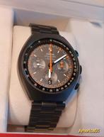 New Omega Speedmaster Mark II Racing Co-Axial Black Steel, Staal, Polshorloge, Ophalen of Verzenden, Omega