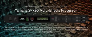 YAMAHA SPX90 multi-effects processor beschikbaar voor biedingen