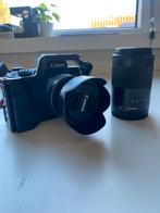 Nette canon eos m50 + 2 lenzen en adapter, Ophalen of Verzenden, Zo goed als nieuw, Canon, 8 keer of meer