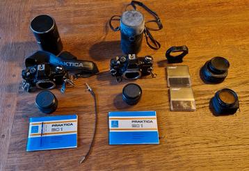 Cameras BC 1, lenzen, filters, 3 Hoya prime UV filters, tas beschikbaar voor biedingen