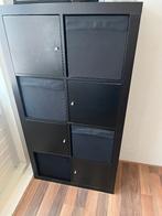 Te koop Kallax kast (IKEA), Overige materialen, Gebruikt, Met klep(pen), 100 tot 150 cm
