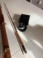 Traditional splitcane hengel met Hardy Cascapedia, Watersport en Boten, Hengelsport | Vliegvissen, Ophalen, Nieuw, Werphengel