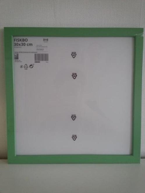 FISKBO Fotolijsten Groen 30 x 30 [Nieuw], Huis en Inrichting, Woonaccessoires | Lijsten, Nieuw, Minder dan 50 cm, Minder dan 50 cm