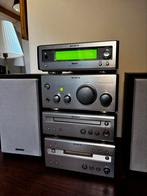 Mooie stereo set Sony ST-SP55 compleet met mini disc en cd, Ophalen of Verzenden, Zo goed als nieuw, Sony