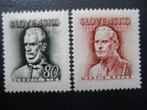 Postzegels Slovensko 1944 personen (*)., Postzegels en Munten, Postzegels | Europa | Overig, Ophalen of Verzenden, Overige landen