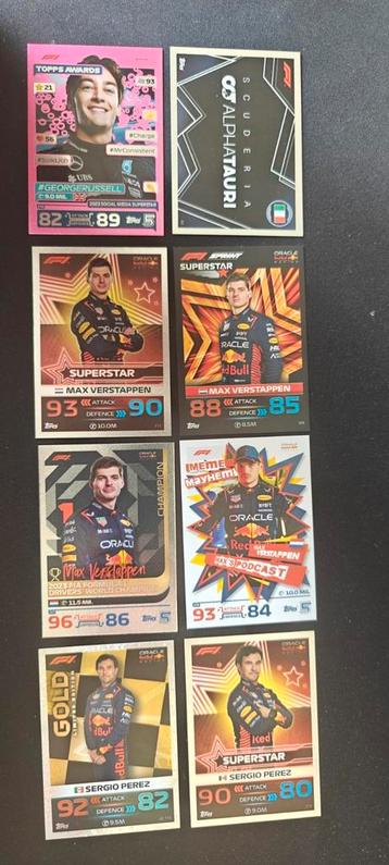 Topps f1 Turbo Attax Formule 1 kaarten beschikbaar voor biedingen