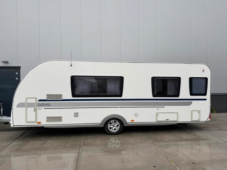 Adria adora 613 HT, Caravans en Kamperen, Caravans, Particulier, Rondzit, Adria, Luifel, Ophalen