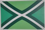 Achterhoek vlag groen reclamebord van metaal wandbord