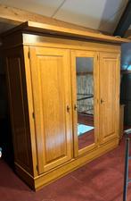 Kledingkast eikenhout massief, Ophalen, Met deur(en), Gebruikt, 200 cm of meer