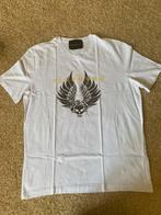 John richmond shirt wit strass XXL, Wit, Overige maten, Ophalen of Verzenden, Zo goed als nieuw