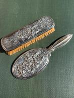borstel set verzilverd S&F, Ophalen of Verzenden