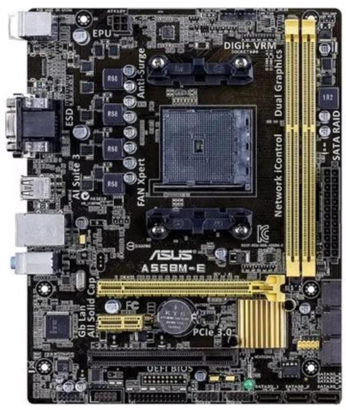 Asus A55BM-E socket FM2, Computers en Software, Moederborden, Gebruikt, Verzenden