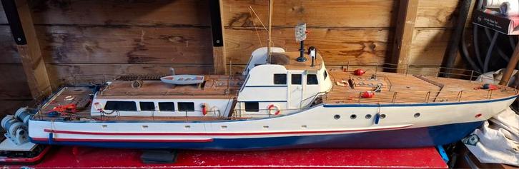 WS14 duitse politieboot te koop, Uniek!, Hobby en Vrije tijd, Modelbouw | Boten en Schepen, Gebruikt, Groter dan 1:32, Overige merken